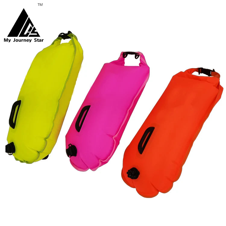 Custom Size 28L TPU RPET NYLON Floating Swim Race Buoys Water Buoy for Outdoor Swimming-Swim & Dive Gear Accessory