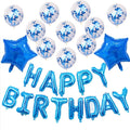 Wholesale Happy Birthday Flag Balloon Party Wall Decoration Set