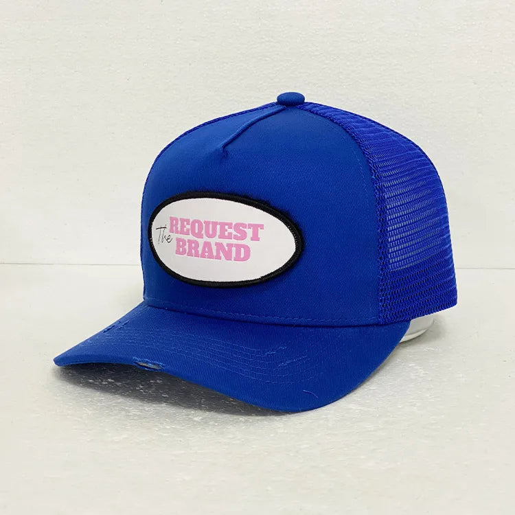 Cap Hip Hop Unisex Trucker Hat With logo Black Mesh Cap Trucker Hat