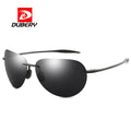 DUBERY 2025 Vintage Fashion Sunglasses with Heart Shape Eyeglass Frames Blue/Transparent/Red Polarized for Men and Women
