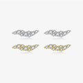 FUAMAY Fashion Jewelry Ladies 925 Silver Earrings Small Simple Stud Earrings With Zircon
