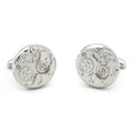 Cufflinks Manufacturer Custom logo Silver Metal Cufflinks