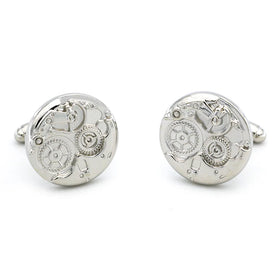 Cufflinks Manufacturer Custom logo Silver Metal Cufflinks
