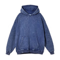 Heavyweight Vintage Acid Wash Hoodie Custom Oversized Men's Pullover Hoodie Streetwear Blank Cotton Hoodies Bulk