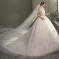 2021 Summer AL0954 Luxury Wedding Dress White Bridal Gown Halter Neck Trailing Court Style Plus Size Crystal Master Wedding