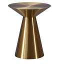Modern Center Living Room Furniture All-Metal Stainless Steel Side Table New Design Golden End Table Hot in Europe and America MegaBDM