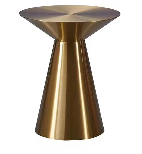 Modern Center Living Room Furniture All-Metal Stainless Steel Side Table New Design Golden End Table Hot in Europe and America MegaBDM