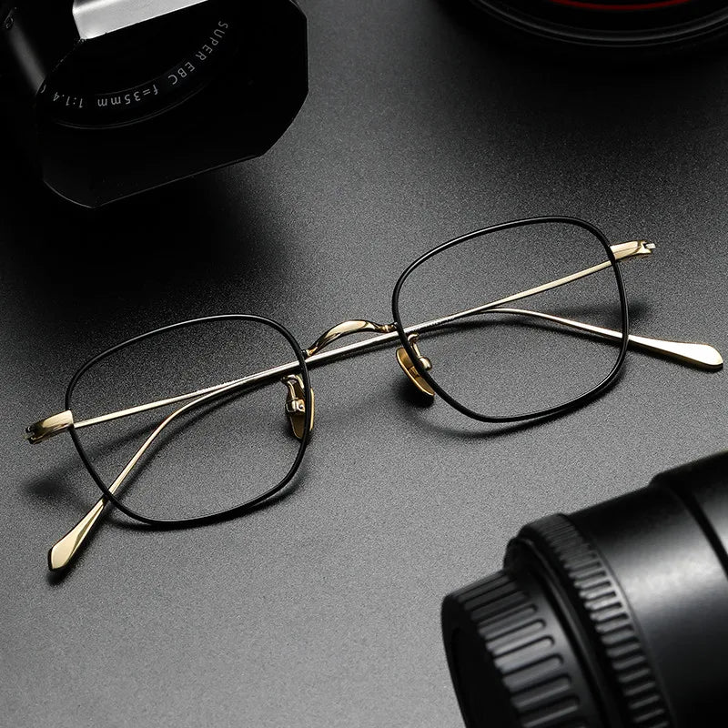 GWS199 Eyeglasses Frames Titanium Glasses Round Frame for Men Women Optical Titanium Glasses Eye Wear Spectacles