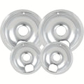 Thicken Material Bending Resistance 6 Inch 8 Inch Drip Pan Bowl Set Stove Burner Drip Pan for WB31M20 and WB31M19