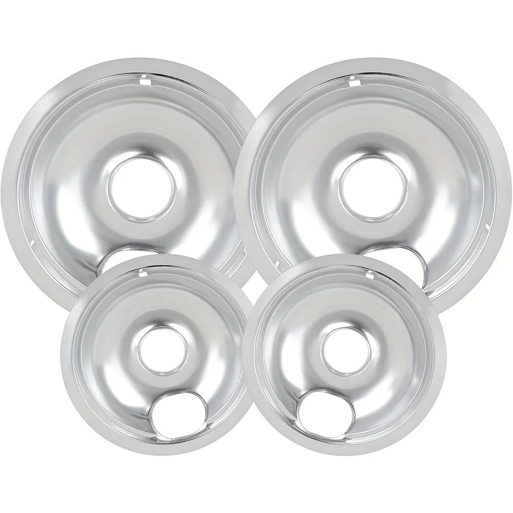 Thicken Material Bending Resistance 6 Inch 8 Inch Drip Pan Bowl Set Stove Burner Drip Pan for WB31M20 and WB31M19