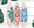 Rustic Beach Decor Beach Vibes Wooden Surfboards Wall Art