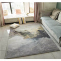Wool Silk Jacquard Machine Made Loop Pile Reversible PET Friendly Cycle Pattern Carpet for the Sitting Room