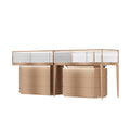 Factory Custom Made Watch Jewelry Retail Store Shop Acrylic Stainless Steel Wooden Plastic Metal Jewelry Display showcase Stand