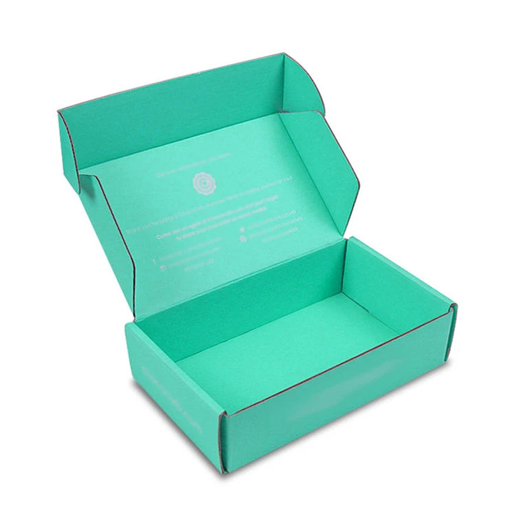 Custom Heavy-Duty Corrugated Shipping Box for Clothes Black Paper with Gold Foil Logo Embossed Matt Laminated Box Type Folder