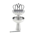 2021 Luxury Charcoal Partition Hookah Bowl Stainless Steel Shisha Bowl Hookah Accessories