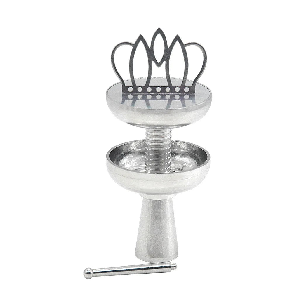 2021 Luxury Charcoal Partition Hookah Bowl Stainless Steel Shisha Bowl Hookah Accessories
