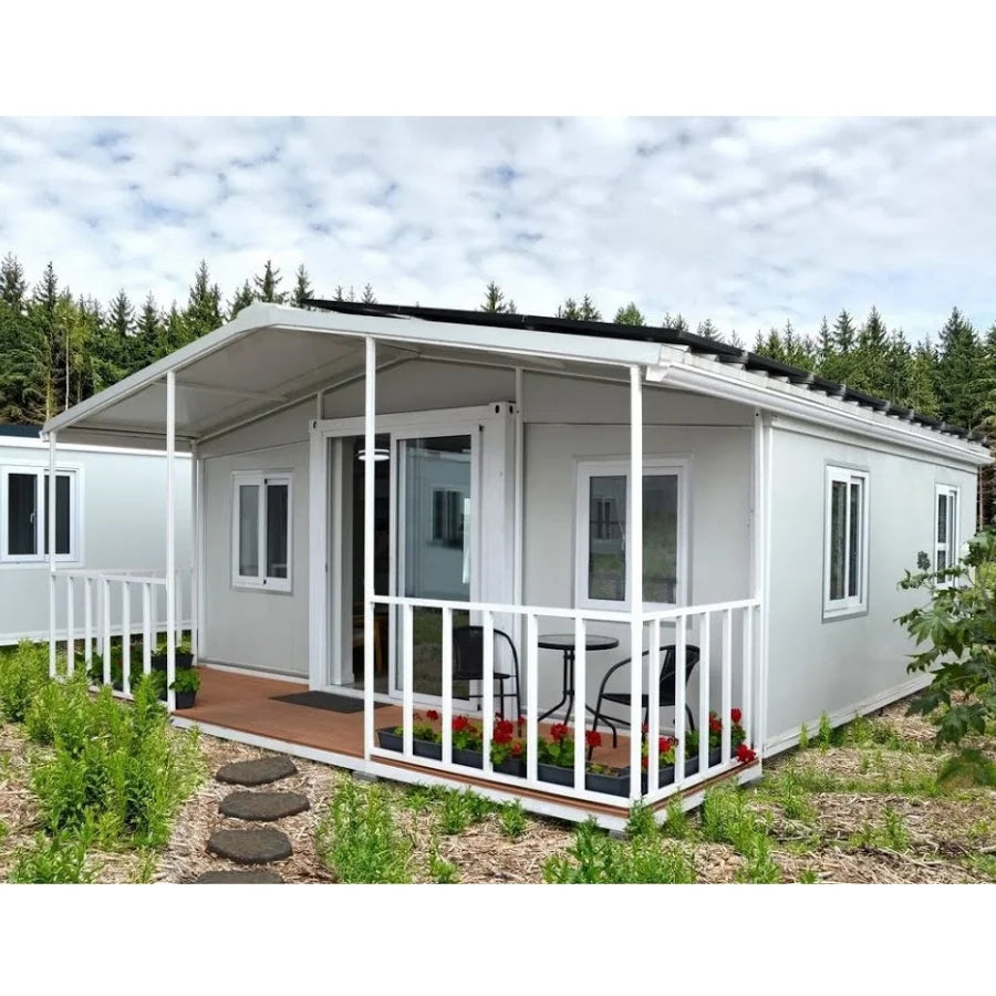 Prefab Tiny Steel Folding Container House Small Foldable Expandable Design for Home Use for Bathroom Kitchen Ready for Living