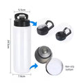 RTS 26oz Sports Camping Water Bottle Handgrip Sublimation Blanks Double Walled Tumblers with New Style Lid Handle 25pcs/ctn