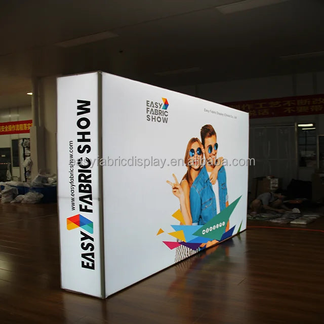 Easy Assembly 3D Aluminum Alloy Tube Lightbox Exhibition Booth Stand for Trade Show Expo MegaBDM