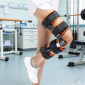 Nvorliy Hinged ROM Knee Brace Adjustable Knee Immobilizer Support for Orthritis ACL PCL Meniscus Tear Tendon Osteoarthritis