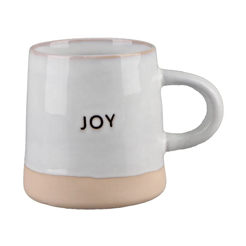 Promotional Custom Printed Eco Friendly Reusable Ceramic Tea Cup Cheap Wholesale Personalized Stoneware  Coffee Mug
