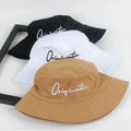 Wholesale Custom Design Cotton Fabric Fold up Embroidery logo Bucket Hat Wide Brim Sun protection Sun Hat