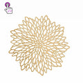 Best Seller Large Felt Dining Table Mat Placemat with Drink Coasters and Silverware Holders Set