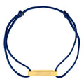 Inspire Jewelry Simple Design Stainless Steel Fingerprint Bracelet Vintage Nylon Rope Plated Dainty Wear Jewelry for Unisex