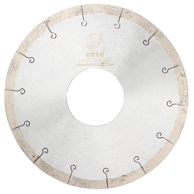 European Quality Super Fast Cutting Diamond Saw Blades for Straight and 45Â° Cutting of Mosaic Slabs on Bridge Saws