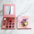 Professional Glass Container Paleta Sombras De Ojos pink Eyeshadow Palette Private Label square Pan Eye Shadow
