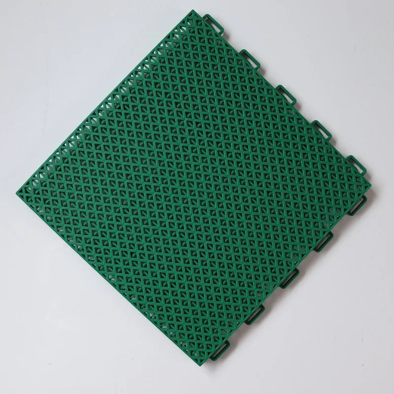 Modular Interlocking Decking Floor Tiles Outdoor Basketball Badminton Courts Plain Waterproof Anti-Slip Click Lock System Sports