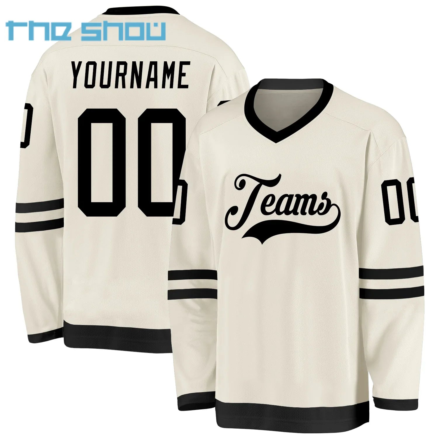 Custom Quick Dry Long Sleeve Uniform Sublimation Printing Logo Ice Hockey Wear Sport Ice Hockey Training Oversized Jersey Men