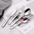 Luxury Wedding Flatware Set Forged Cutlery Sets Dishwasher Safe Stainless Steel 18-10 Restaurants Catering Spoon Fork Knife MegaBDM