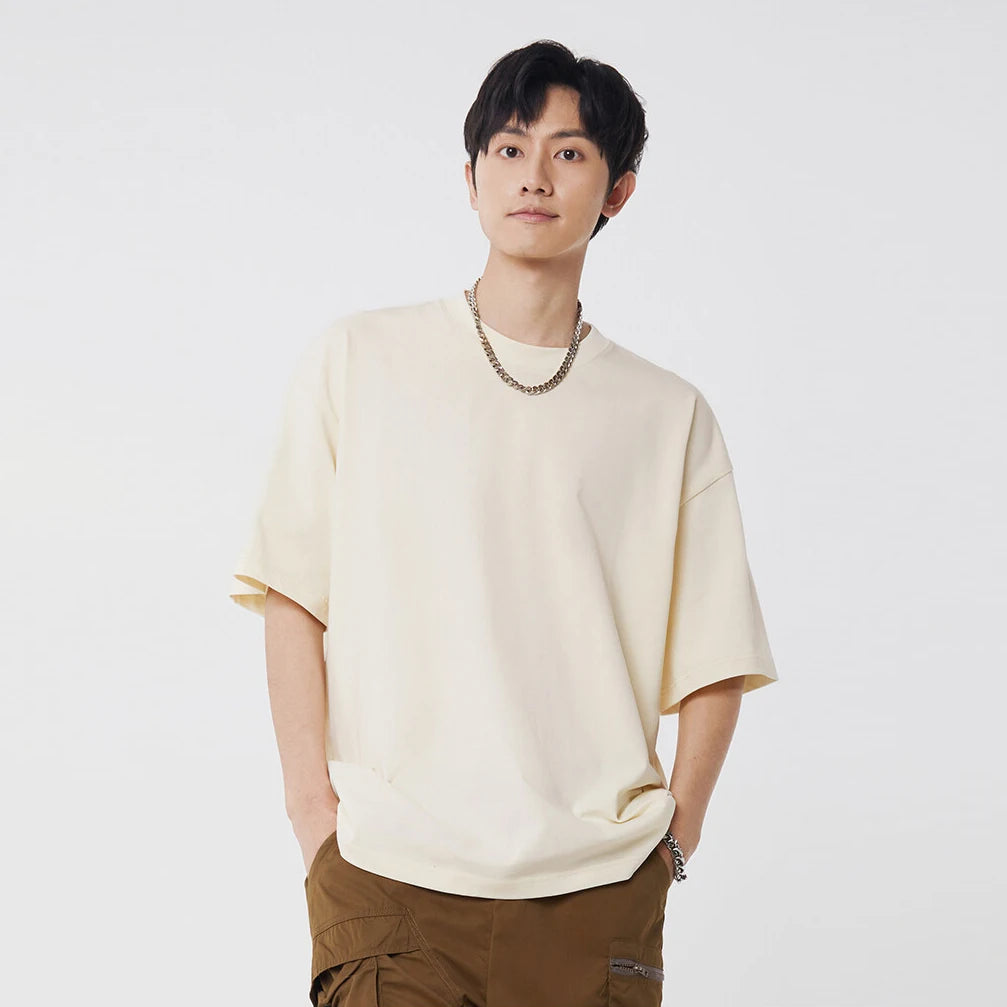 Wholesale Custom Your Brand Logo 100% Cotton Tshirt Blank Men T Shirt Plain Casual Men's T-shirts