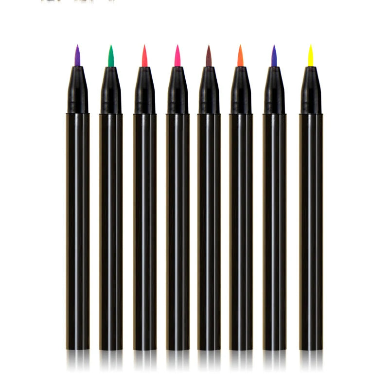 Highly Pigment Colorful Private Label Waterproof Eyeliner