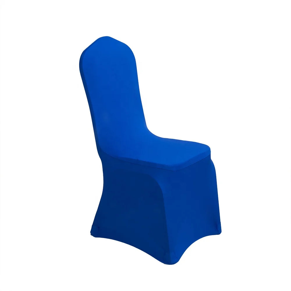 Royal Blue Spandex Universal Stretch Chair Cover for Wedding Banquet Events