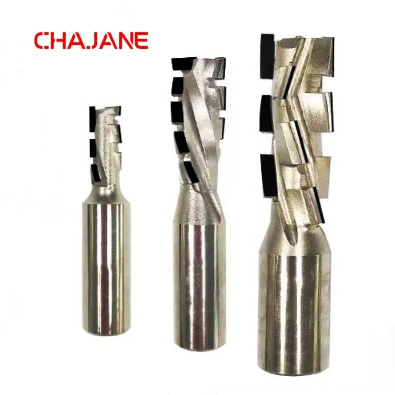 CHAJANE CNC PCD Diamond Spiral Router Bits Z=1+1 Hand Operated Carbon Steel 3-Year Warranty Auto Repair & Household Use