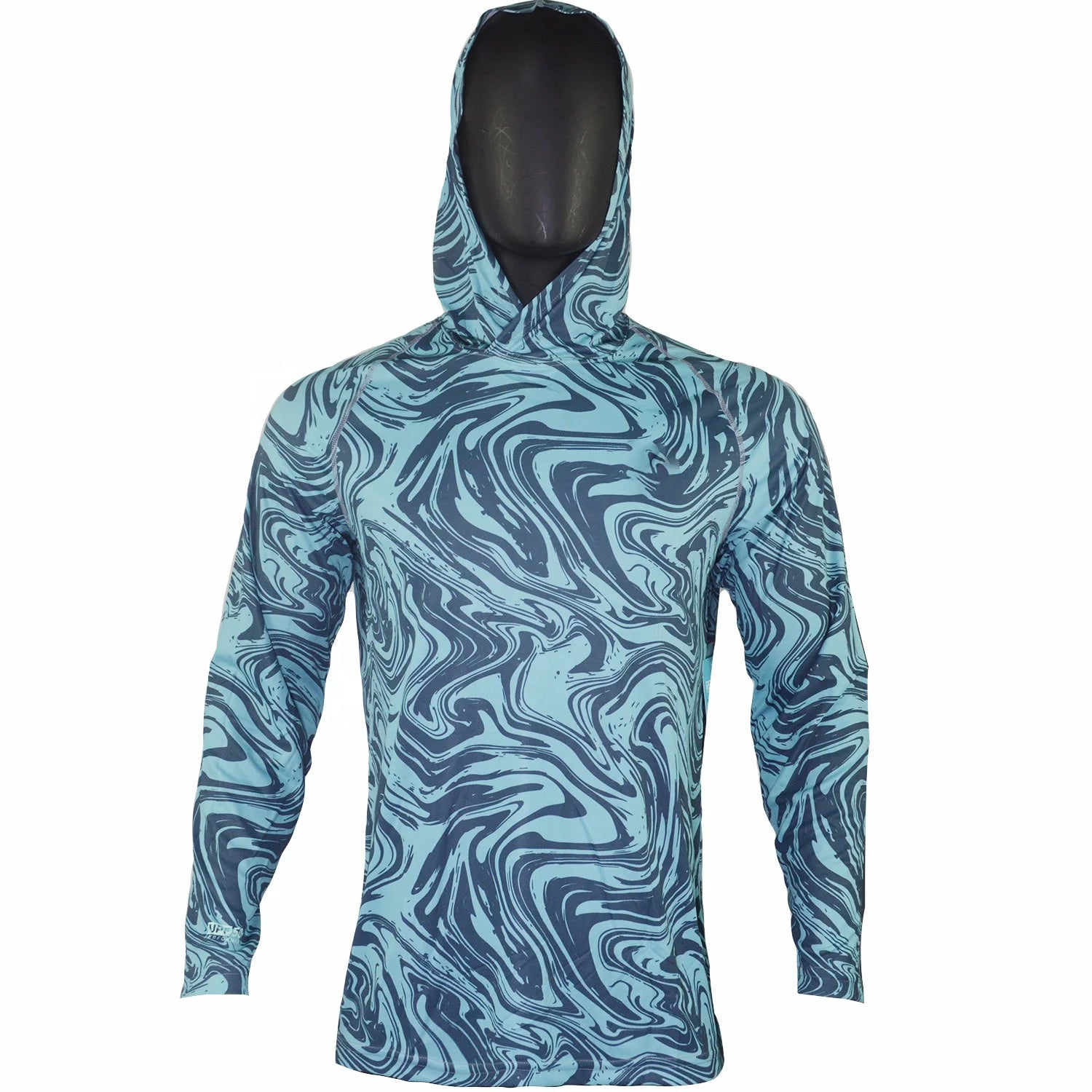 Custom New Plus Size Men's Fishing Clothing Sublimation Printed UPF50 Breathable Quick Dry Lightweight Recycled Anti-Bacterial