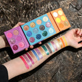 High Quality Vegan Shimmer Metallic Luminous Eyeshadow Powder with Custom Logo for Dark Medium Deep Skin Tone Wholesome