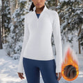 Horse Ride Apparel Women Anti-UV Base Layer Winter Equine Tops High Stretchy Female Zipper Shirts