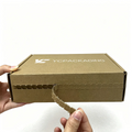 Eco-Friendly Custom Printed Corrugated Cardboard Mailer Box with Tear Strip for E-Commerce Shipping