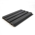 Waterproof Soundproof WPC Outdoor Wall Panel Fireproof Fluted Louver Decorative Exterior Composite Wood Plastic for Hotel Villa
