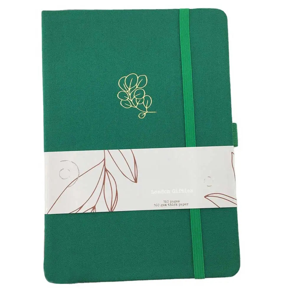 LABON Wholesale Notebooks A5 Fabric Gratitude Journal Printing Custom Logo Dotted 160gsm Thicken Paper Notebook