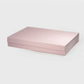 44*32*7cm A3 Extra Shallow Pink Boxes With Logo Cardboard Box With Magnetic Closure Cover