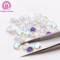 Fantastic AB Color CZ Stones 5mm Round Brilliant Cut Wholesale Aaa Cubic Zirconia for Jewelry Marking