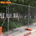 Manufacturer Construction Easy Removable Woven Galvanized Chain Link Temporary Fence 6 Feet Heat Eco-Friendly 3D Modeling MegaBDM