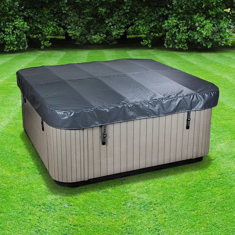 Custom Made Modern Roll up Pool Covers for Hot Tub and Swim Spa with Oxford Fabric and Easy Installation