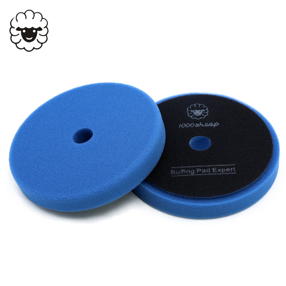 Hot Selling OEM 6 Inch Blue Fine Sponge Glaze Car Detailing Machine Polishing Pads for Car Bodies