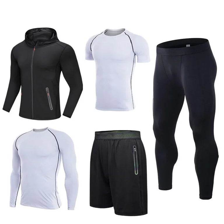 Men Athletic Baselayer Undershirt Gear Tshirt Compression Shirts Long Sleeve Rash Guard for Sports Workout