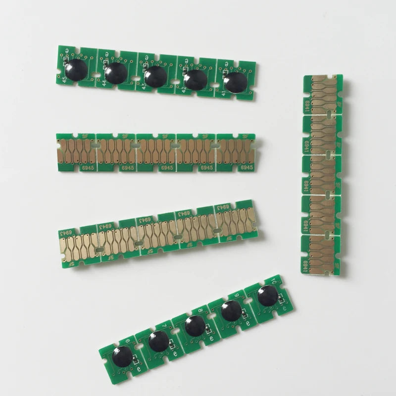 Ocbestjet 350ML ARC T6931-T6935 for Epson Surecolor Cartridge Chips for T3000 T5000 T7000 3070 5070 T7070 Foreign Model Printer